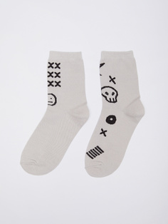 Набор из 2 пар носков для мальчиков (принт, 22-23) Sela