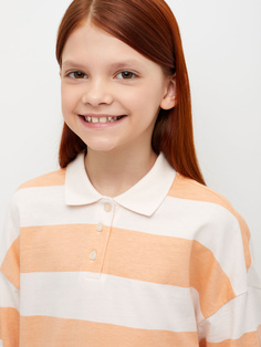 Трикотажное поло с длинным рукавом для девочек Sela