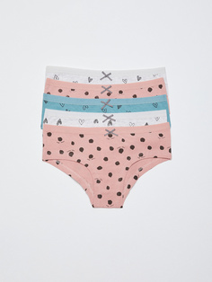 набор трусов для девочек (принт, 134-140) Sela