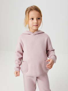 Вязаное худи для девочек Sela