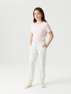 Домашние джоггеры для девочек (бежевый, 122-128 (7-8 YEARS)) Sela