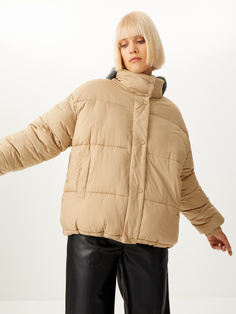 Базовая дутая куртка (бежевый, XL) Sela