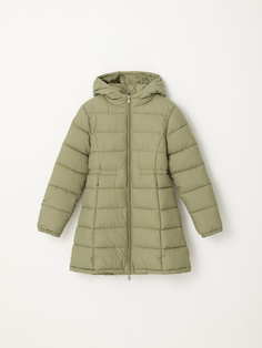 Стеганое пальто для девочек (зеленый, 122) Sela