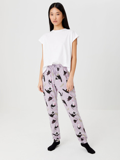 Домашние брюки (фиолетовый, L) Sela