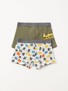 Набор из 2 трусов-боксеров «Миньоны» для мальчиков (принт, 104-110 (4-5 YEARS)) Sela