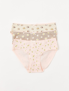 Набор из 3 трусов-слипов для девочек (принт, 116-122 (6-7 YEARS)) Sela