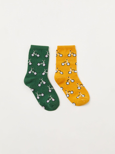 Набор из 2 пар носков для мальчиков (принт, 14-16) Sela