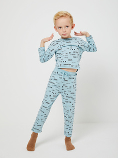 Пижама для мальчиков (голубой, 92-98 (2-3 YEARS)) Sela