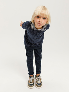 Футболка-поло с принтом для мальчиков (синий, 92/ 2-3 YEARS) Sela