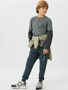 Базовые джоггеры для мальчиков (зеленый, 134/ 9-10 YEARS) Sela