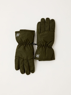 Водоотталкивающие перчатки с принтом для мальчиков (зеленый, 5 - 8 ЛЕТ) Sela