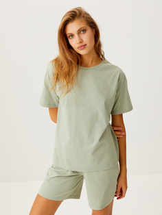 Трикотажная пижама (зеленый, L) Sela