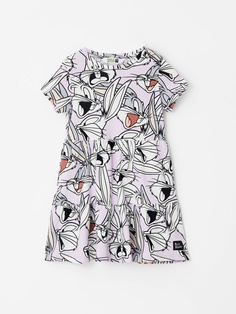 Ярусное платье с принтом Looney Tunes для девочек Sela