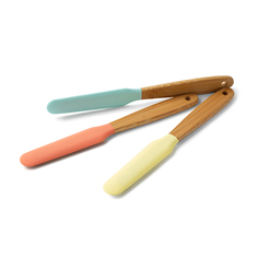 Лопатки лопатка для торта APOLLO Stretta 21см силикон, бамбук микс цвета