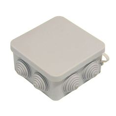 Коробки распределительные без клемм коробка распределительная HEGEL 100х100х50мм IP55 cветло-серый