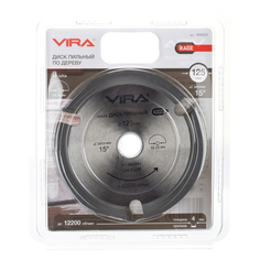 Полотна для дисковых пил диск пильный VIRA по дереву 125x22,2мм 3 зуба