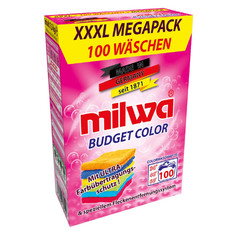 Средства для стирки белья порошок стиральный MILWA Budget Color 7,5кг