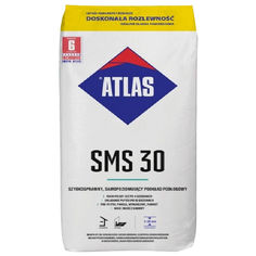 Смеси для выравнивания полов цементные выравниватель для пола ATLAS SMS30 25кг, арт.SMS-30-F-25