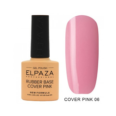 Elpaza, База для гель-лака Rubber Cover Pink №06