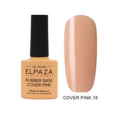 Elpaza, База для гель-лака Rubber Cover Pink №15
