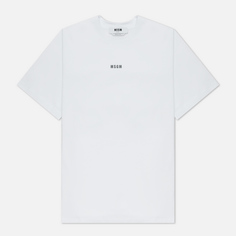Мужская футболка MSGM Micrologo Basic Crew Neck