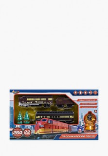 Игрушка радиоуправляемая Играем Вместе "Пассажирский поезд", 22 детали
