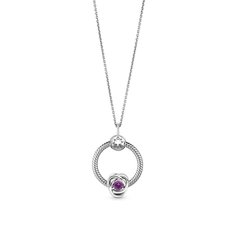 Шарм Purple Eternity Circle Pandora