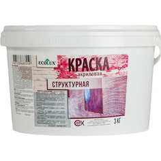 Структурная краска Ecolux