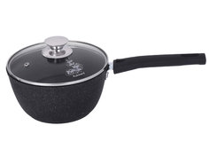 Кастрюля Kukmara Мраморная 1.5L Black кмт17а