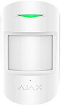 Комбинированный датчик движения и разбития стекла Ajax CombiProtect white