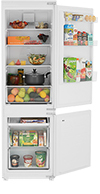 Встраиваемый двухкамерный холодильник ZUGEL ZRI1781NF