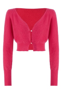 Розовый укороченный кардиган Le cardigan Alzou Jacquemus