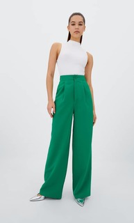 Stradivarius Брюки С Широкими Штанинами Multicolor 38
