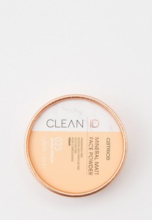 Пудра Catrice CLEAN ID MINERAL MATT FACE POWDER , 025 Warm Peach, 8 г