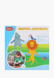 Игра настольная 1Toy Растем вместе "Зверята - акробаты" 26x26x6 см