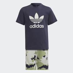 Комплект: футболка и шорты Camo adidas Originals