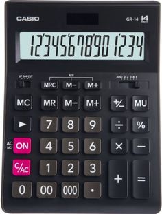 Калькулятор настольный Casio GR-14-W-EP