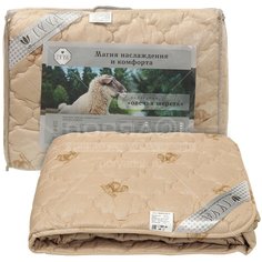 Одеяло 2-спальное, 172 х 205 см, Овечья шерсть 50%+75% полиэстер, 250 г/м2, всесезонное, чехол 100% полиэстер, кант, IVVA