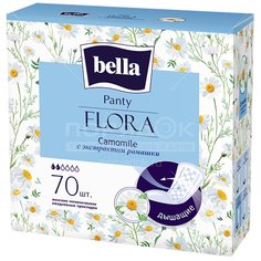 Прокладки женские Bella, Panty FLORA Camomile ежедневные с экстрактом ромашки по 70 шт. BE-021-RZ70-