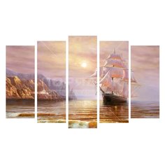 Картина модульная, 125х80 см, 5 модулей, X-1110H