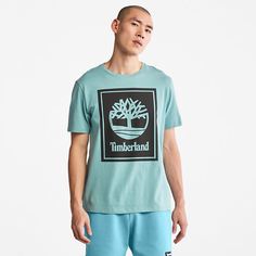 Футболки SS Stack Logo Tee (Regular) Timberland