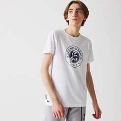 Мужская футболка Lacoste SPORT Roland Garros Edition из органического хлопка