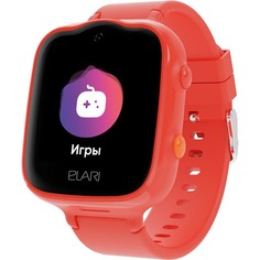 Детские смарт-часы Elari KidPhone 4G Bubble, красный