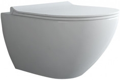 Подвесной безободковый унитаз с сиденьем микролифт Berges Puma XL 082126