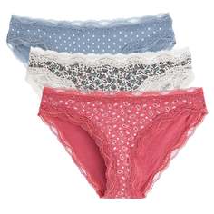 Комплект из трех хлопковых трусов LaRedoute