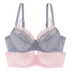 Комплект из двух бюстгальтеров закрытой LaRedoute Dorina