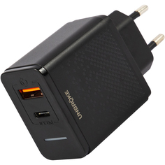 Зарядное устройство UNBROKE UN-1 (USB, USB Type-C) чёрный