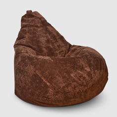 Кресло мешок Dreambag Тиффани xl коричневое 85х85х125 см