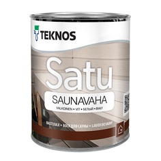Воск защитный бесцветный Teknos Satu Saunavaha 1/0,9 л