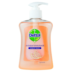 Мыло жидкое Dettol Грейпфрута с дозатором, 250 мл